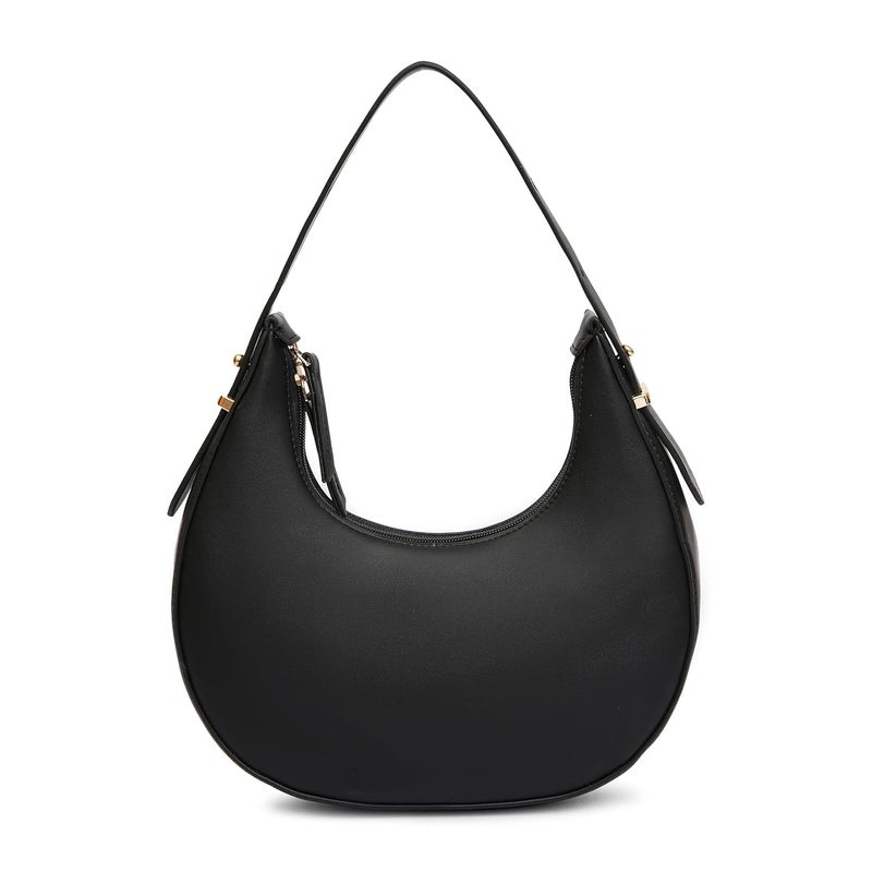 KLEIO Vegan Leather Half Moon Shoulder Handbag for Women and Girls - Image 4